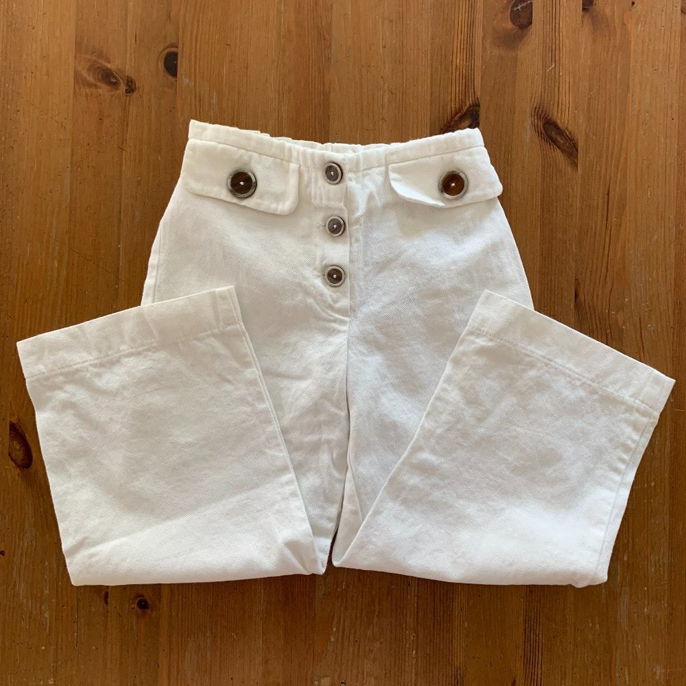 Cute Zara white pants | 7 yo